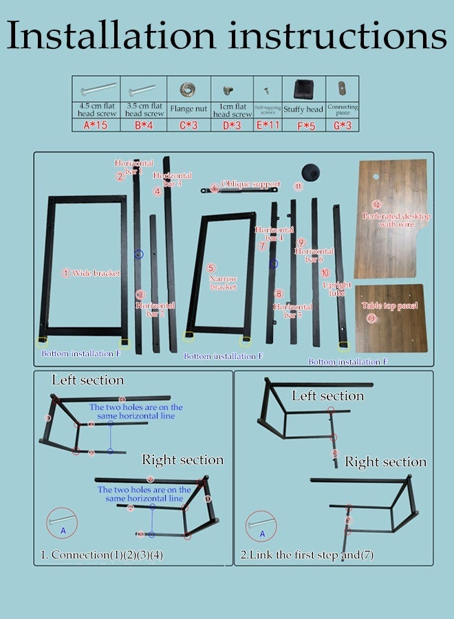 Spides طاولة كمبيوتر على شكل L طاولة زاوية منزلية لطاولة الألعاب اليسرى واليمنى قابلة للعكس طاولة كمبيوتر سطح المكتب مع رفوف تخزين إطار معدني قوي طاولة ألعاب مع حامل شاشة محطة عمل دراسية مريحة للمنزل والمكتب والدراسة والعمل - Image 5